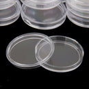 200/set Transparent Coin Capsules Collectibles Coins Case Boxes 30/40mm