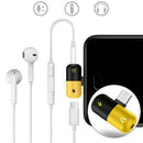 Mini 2In1 USB-C Jack Extension Earphone Aux To 3.5mm Type C Adapter Converter