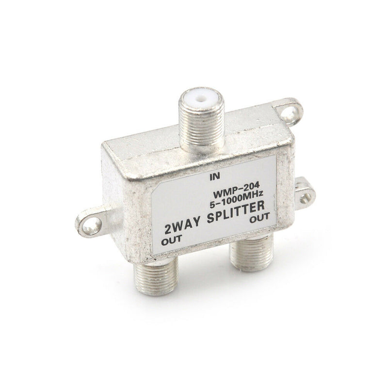 2 Way Splitter Signal Coaxial F Connector Cable TV Switch sd2