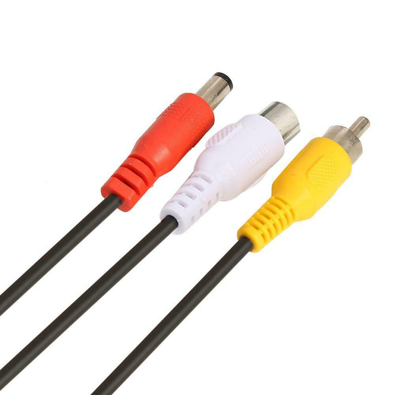4Pin Aviation Head Male Plug to RCA Female RCA Male DC Male Cable Adapter