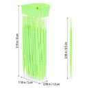 50Pcs Plastic Toothpicks 2 Way Tooth Picks Interdental Brush Cleaners Porta L7O7