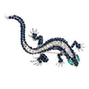 Unique Lizard Rhinestone Brooch Pin Women Geckos Brooch Clothes Jewelry BroSEAU