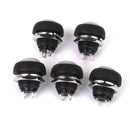 5Pcs White Momentary Push Button Horn Switch OFF (ON) for Dashboard Boat Car