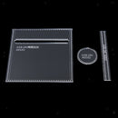 1 Set Acrylic Templates Leather Craft Brush Pot Pen Pencil Holder Pouch Case