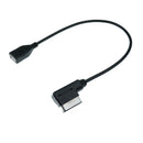 Black Interface AMI to USB Adapter Cable for Audi A3 A4/S4 TT R8 Q3 Q5 All Road