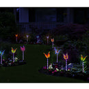 Solar Powered LED Light Color Change Butterfly Bird with Ground Spike Garden