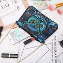 DIY Owl Special Shaped Diamond Painting Women Leather Chain Crossbody Bags