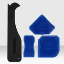 12pcs Silicone Angle Scraper Caulking Glass Shovel Shovel Cleaning Kit Tool Set