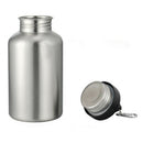 2000mL 304 Stainless Steel Sports Water Bottle+ Storage & Protection Pouch