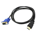 3FT HDMI Male To VGA 15Pin Male Cable Adapter Converter For PC HDTV 1024x768