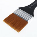 7pcs Lots Nylon Hair Brush Wooden Handle Wood Wall Paint Brushes Soft Head Tool