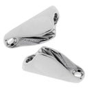 2pcs Boat Rope Clam Cleat (47 x 14 x 17mm) - 316 Marine Stainless Steel