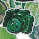 50Pcs Green Theme Stickers DIY Laptop Luggage Guitar Bicycle Skateboard Dec BX