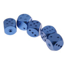 5x Metal Dices Set w/ Box for Dungeons &Dragons RPG MTG Table Game Dark Blue