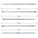 Stainless Steel Acne Extractor Removing Tool Face Care Black H4L0 Pimple Re M1W9