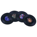 4pcs Retro Vinyl Record Coasters Cup Drinks Holder Mat Tableware Placemat