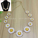 Charming Women Girls Daisy Flower Bib Statement Collar Chain Floral Ne TEW
