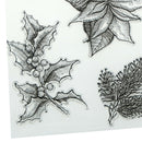 Vivid Pineapple and Flower Rubber Stamp Scrapbooking Photo Album Decorative Z