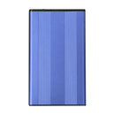 2.5 inch HDD Case USB2.0 SATA External Hard Drive Disk Enclosure Box (Blue) A
