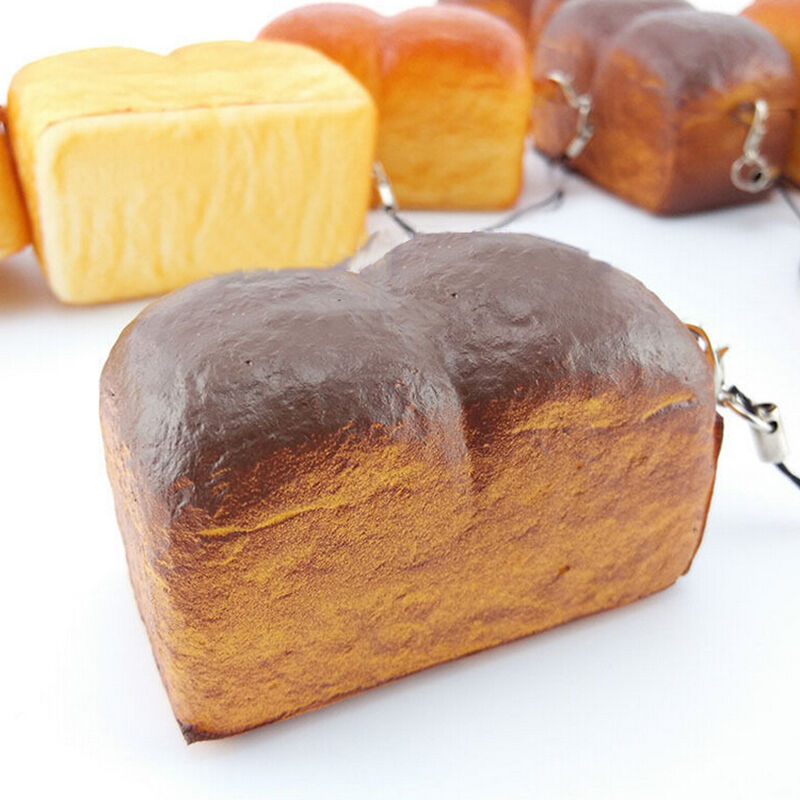 Loaf Simulation Bagels Soft phone Charm Bread Scented Strap 2017&d