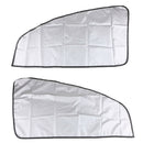 2x Car Side Window Sun Shade - Magnetic Curtain for Kids with Sun Protection