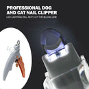 Professional Pet Nail Clipper Dog Cat Cutter Beauty Scissors LED Cutting Machine