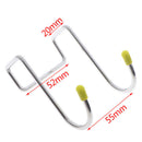 1pc Stainless Steel Double S Shape Storage Hook for Bathroom Kitchen Wall Hoo Gw