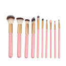 10pcs Makeup Brushes Foundation Powder Contour Concealer Blush Brush Set A