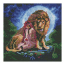 5D DIY Full Drill Diamond Painting Lion Cross Stitch Embroidery Mosaic Kit
