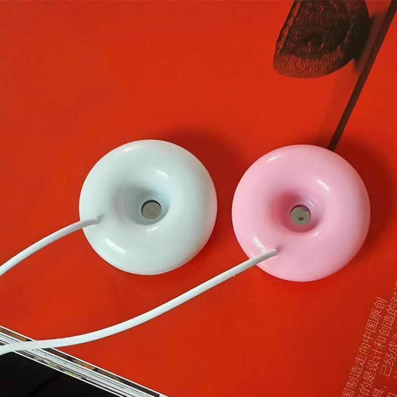 White donut humidifier usb office desktop mini humidifier portable creative L5H6