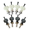 Black Ukulele Tuning Pegs Pin Machines for Ukulele Replacement, 4 Pack