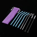 Set of Reusable Straws Extra Long Straws High/Low Temperature Resisatant