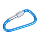 Camping Outdoor D-Ring Carabiner Hook Clip Keychain 6cm F7G1
