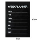 Week Planner Calendar Memo Blackboard Wall Stickers Removable Decor LabelOZ