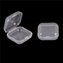 10Pcs Mini Clear Plastic Small Box Jewelry Earplugs Container Storage BoxTO