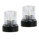 2pcs All Around White LED Navigation Light 12/24 VDC 360 Degree for Marine Yacht