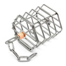 Pet Bird Parrot Squirrel Bold Stainless Steel Food Hanging Cage Foraging To L4Z9