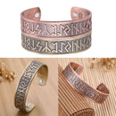 2pcs Viking Runes Wide Elastic Cuff Bangle Bracelet Wristband Jewelry
