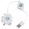 6 in1 Retractable USB data cable multifunction data cable mobile phone charg BX