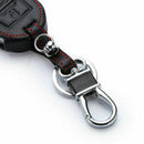 Folding Leather Keys Chain Ring Cases Buckle For Peugeot 508 New 308 Citroen C4L