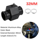 2 x Water Temp Joint Pipe Temperature Gauge Meter Radiator Sensor Hose Adapter