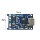 Micro USB 1A Lithium Li-ion Protection 18650Battery Charging Board3.7/3.6/4SEAU