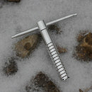 Outdoor Aluminum Ice Land Snow Nail Camping Awning Tent Ground Screw Peg Te