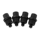 4x Motorcycles Motorbike Scooter Nylon License Plate Fastening Bolts Screws