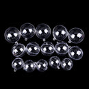 Bath bomb molds, christmas ball ornaments 3 Size with 15 set clear plastic    Z