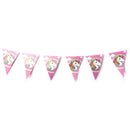 10x Unicorn Flags Hanging Paper Flags Banner Garland For Birthday Party Decor LJ