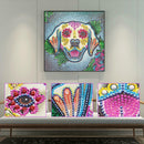 5D DIY Special Shaped Diamond Painting Dog Cross Stitch Mosaic Craft Kit