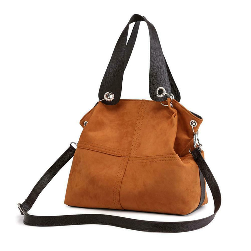 Shoulder Messenger Handbags Women Large Totes Crossbody Bags (Light Brown)