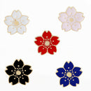 5PCS Enamel Flower Brooch Pin Shirt Collar Pin Corsage Badge Jewelry Gift ES