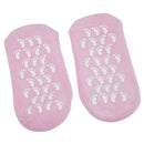Beauty SPA Socks and Gloves Moisturizing Gel Therapy Skin Care - Pink Z6W7